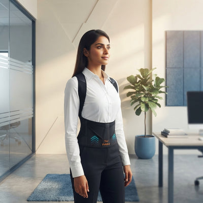 Posture Corrector Free Size Designed to provide exceptional Back Straight And Shoulder Support Belt - stellar-photo-guarantee